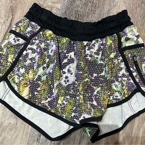 lululemon athletica Multicolor Floral Women's Athletic Shorts size 4